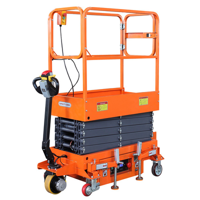 Push Indoor Around Mini Scissor Hydraulic Lift Design Compatto