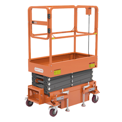 Push Indoor Around Mini Scissor Hydraulic Lift Design Compatto