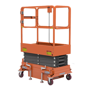 Push Indoor Around Mini Scissor Hydraulic Lift Design Compatto