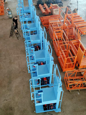 Facile da spostare Semi elettrico aereo Stock Picker Lift con Bule Color