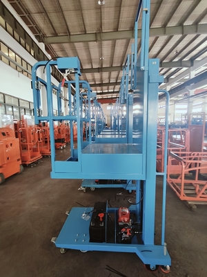 Facile da spostare Semi elettrico aereo Stock Picker Lift con Bule Color