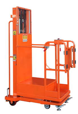 Push Around Aerial Order Pickers Serie T 4,7 m ~ 6,5 m Grande capacità di carico