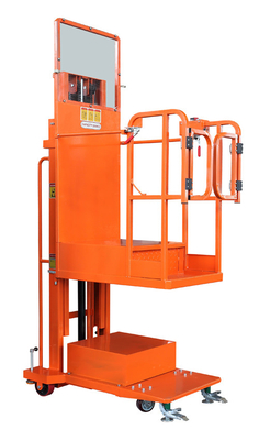 Push Around Aerial Order Pickers Serie T 4,7 m ~ 6,5 m Grande capacità di carico